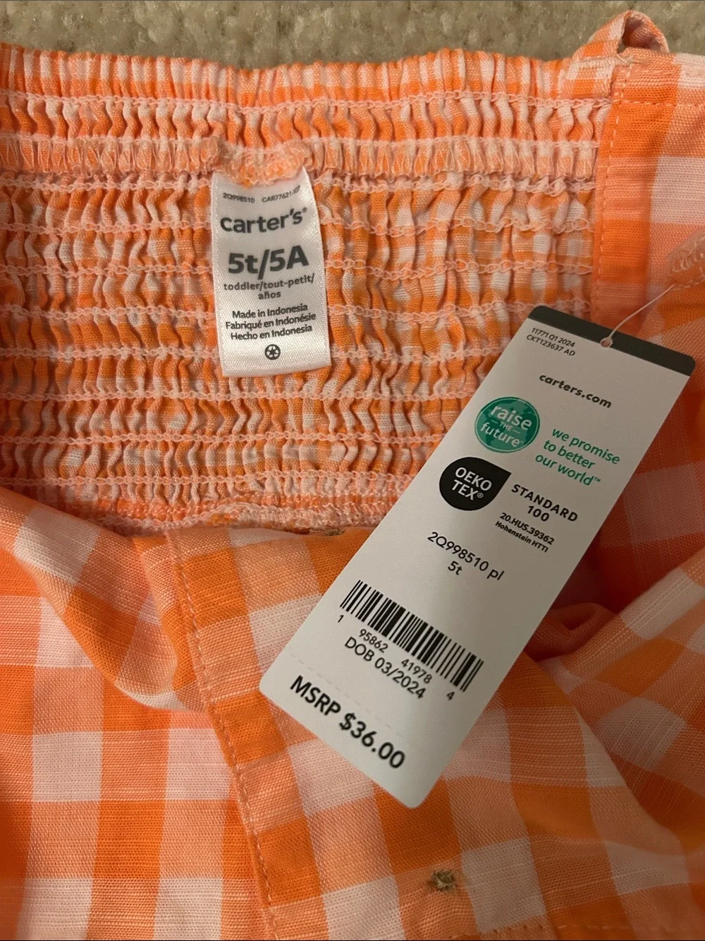 Carters carter sleeveless